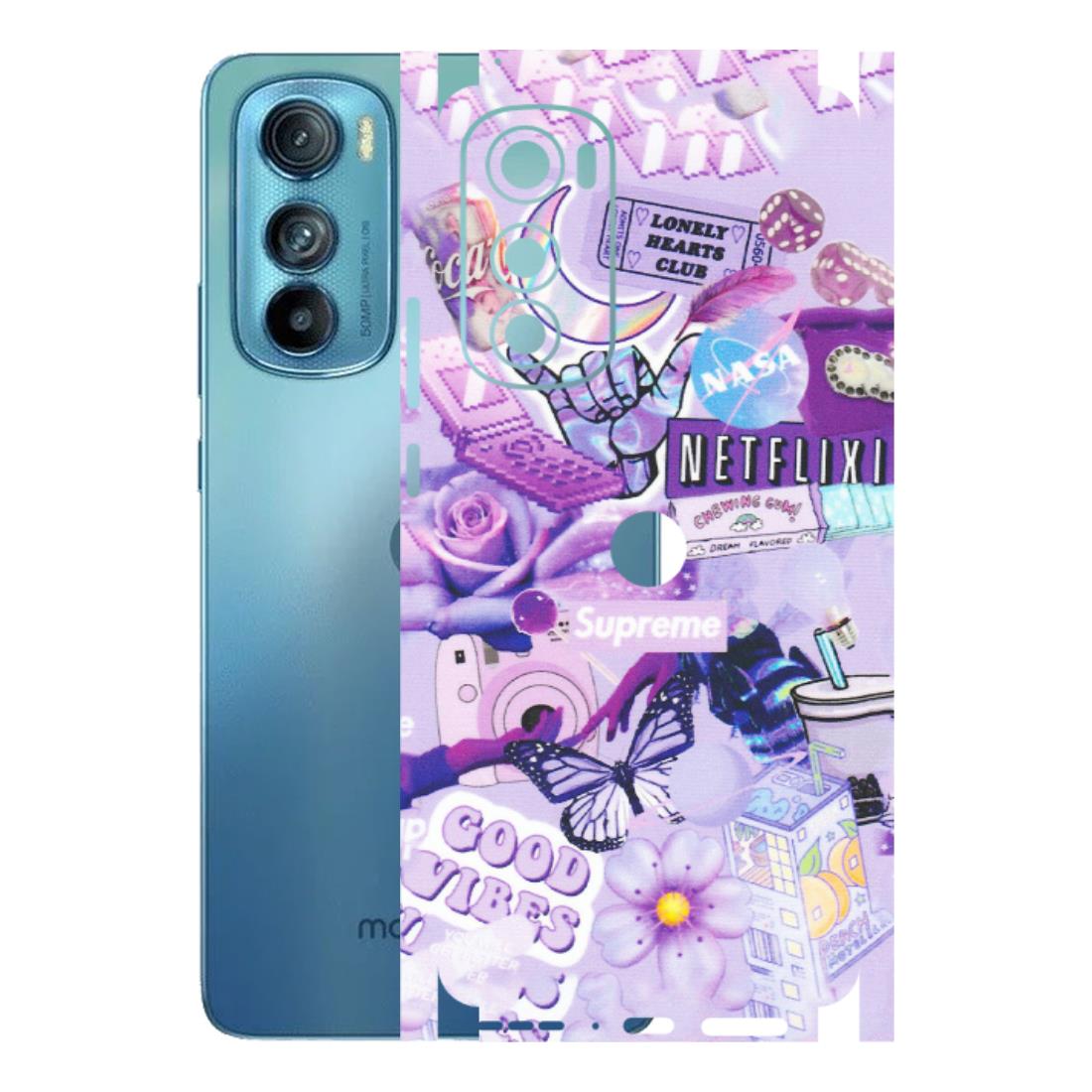 Motorola Phone Skins (All Models) - Supreme Purple Magic - Matte Finish (M-88) Motorola Moto Edge 30