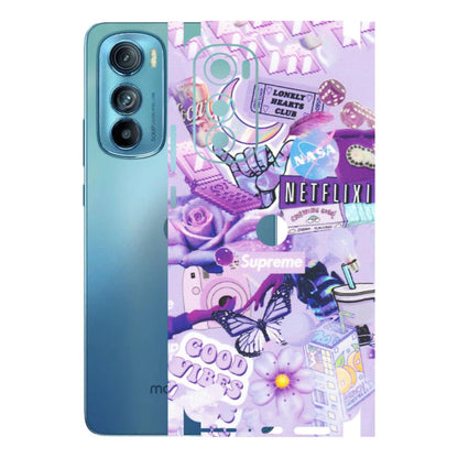 Motorola Phone Skins (All Models) - Supreme Purple Magic - Matte Finish (M-88) Motorola Moto Edge 30