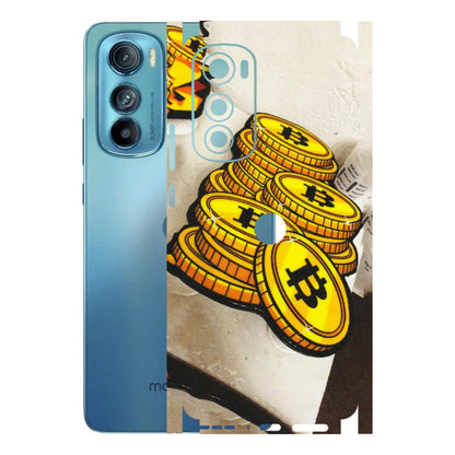 Motorola Phone Skins (All Models) - Billionaire Bitcoin Collection - Matte Finish (M-92) Motorola Moto Edge 30