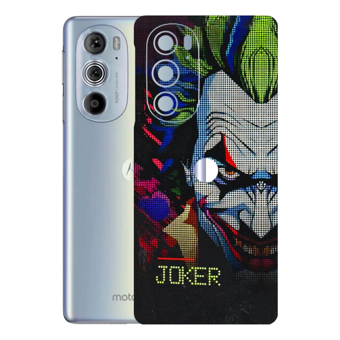 Motorola Phone Skins (All Models) - Joker Dot Matrix - 3D Embossed Finish (L-08) Motorola Moto Edge 30 Pro 5G