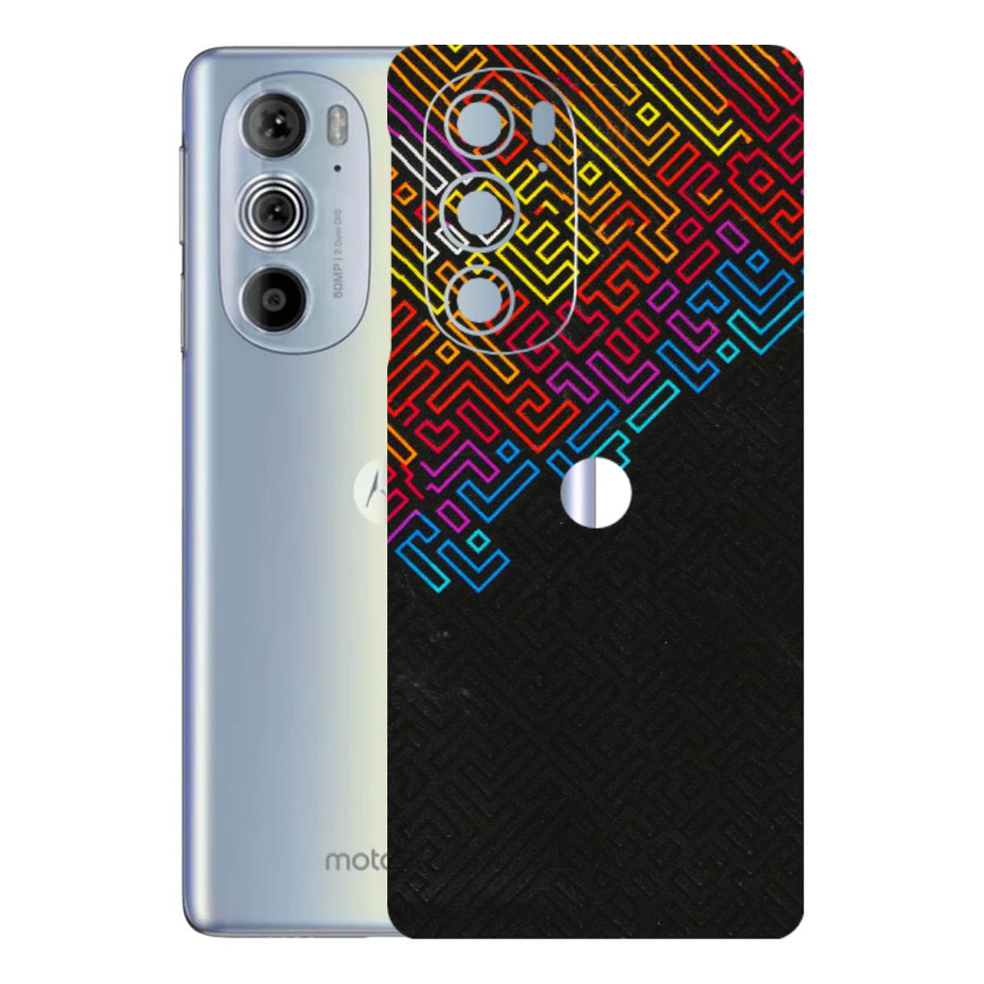 Motorola Phone Skins (All Models) - Dotme Pattern Art - 3D Embossed Finish (L-121) Motorola Moto Edge 30 Pro 5G