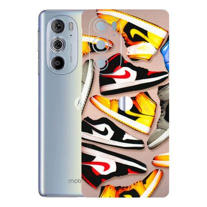 Motorola Phone Skins (All Models) - Sneaker Lover - 3D Embossed Finish (L-135) Motorola Moto Edge 30 Pro 5G
