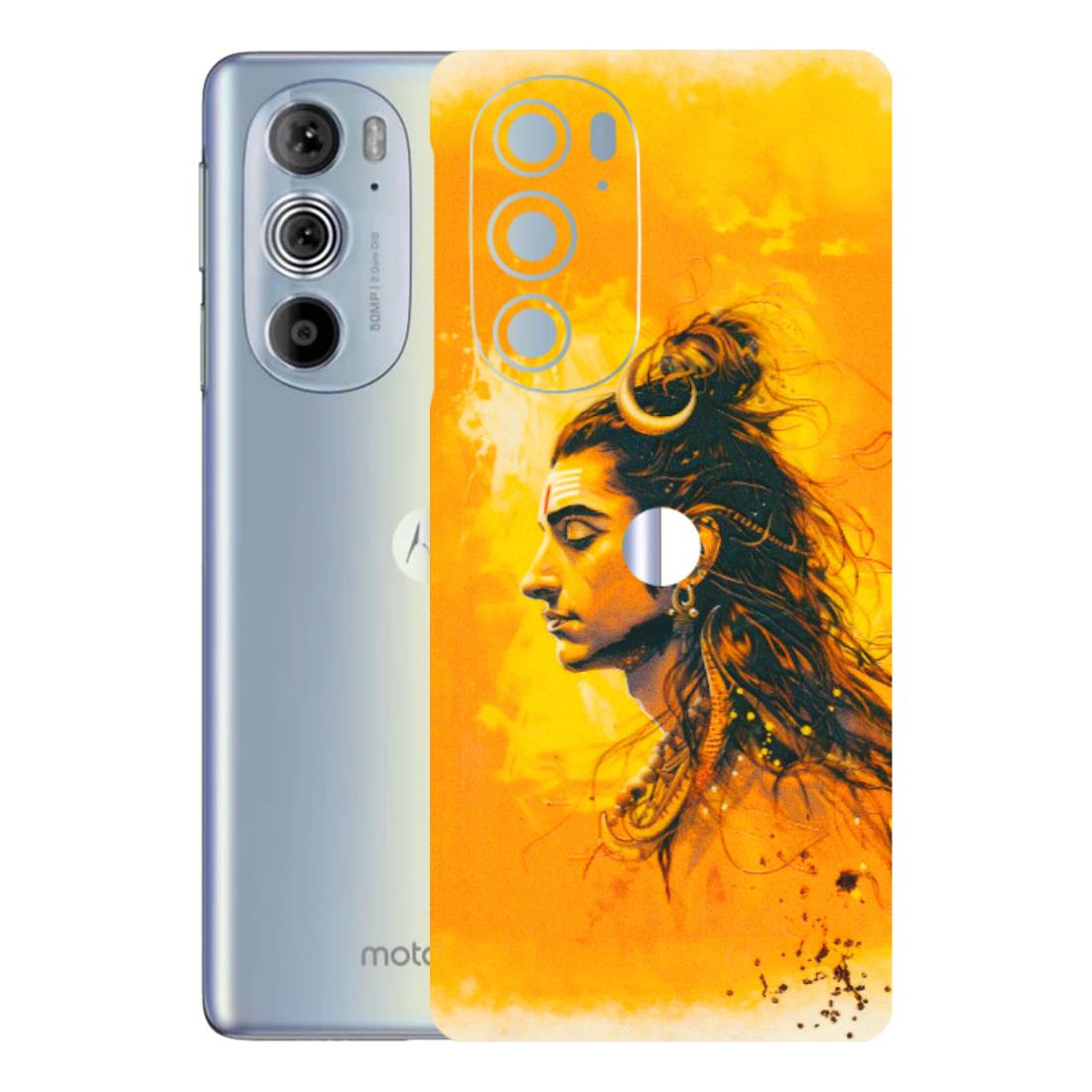 Motorola Phone Skins (All Models) - Shiv Shakti - 3D Embossed Finish (L-14) Motorola Moto Edge 30 Pro 5G