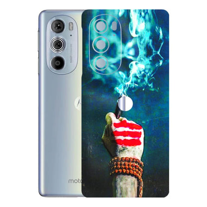 Motorola Phone Skins (All Models) - Mahadev Bhakt - 3D Embossed Finish (L-146) Motorola Moto Edge 30 Pro 5G