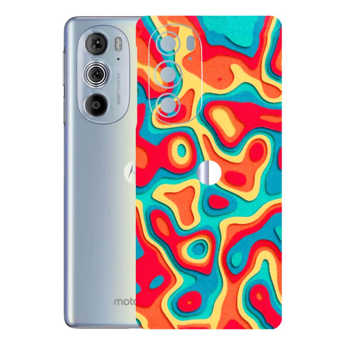 Motorola Phone Skins (All Models) - Abstract Swirl - 3D Embossed Finish (L-150) Motorola Moto Edge 30 Pro 5G