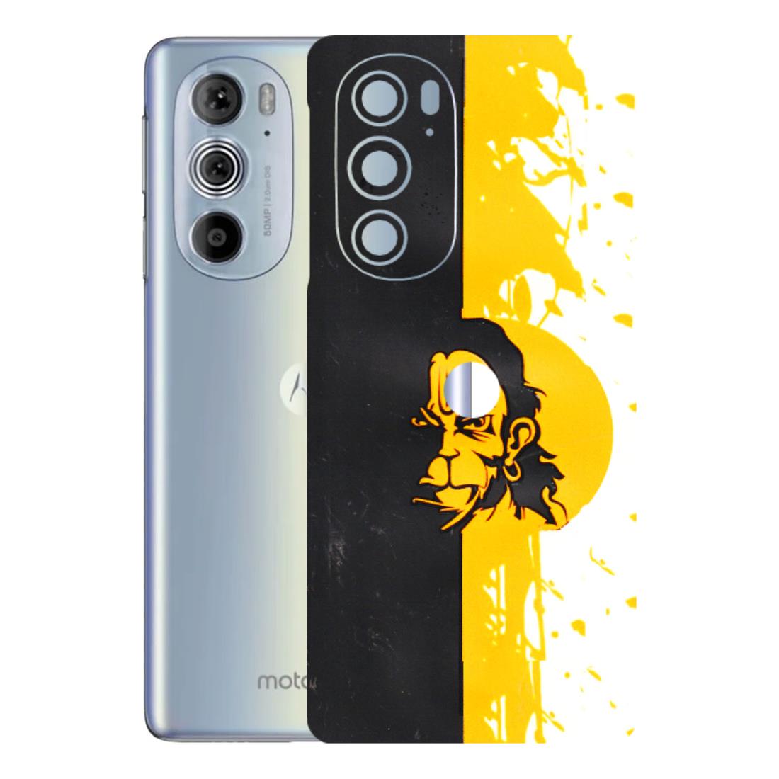 Motorola Phone Skins (All Models) - Bajrangbali - 3D Embossed Finish (L-151) Motorola Moto Edge 30 Pro 5G