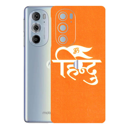 Motorola Phone Skins (All Models) - Hindu Kesari - 3D Embossed Finish (L-154) Motorola Moto Edge 30 Pro 5G