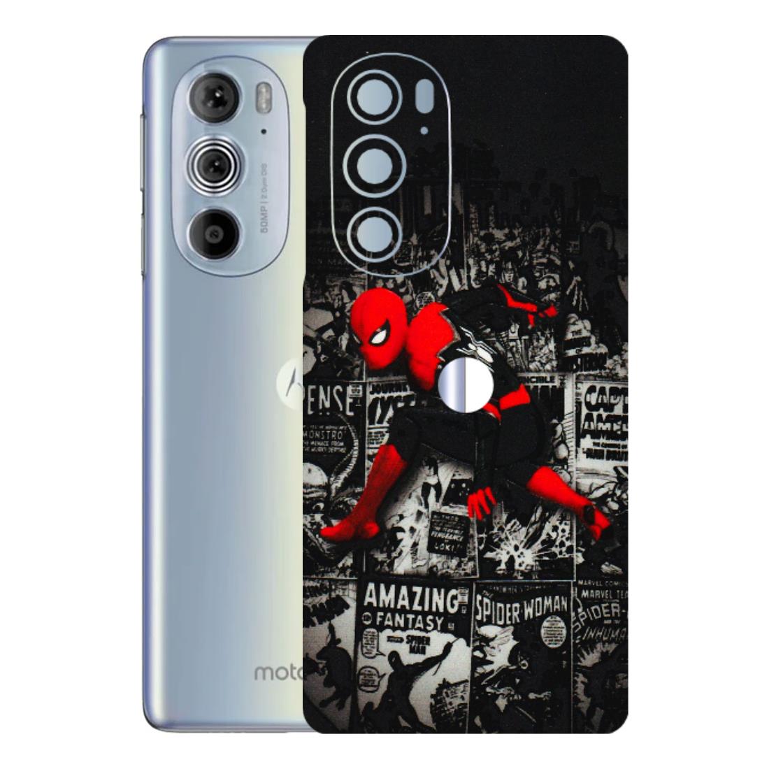 Motorola Phone Skins (All Models) - SpiderMan New - 3D Embossed Finish (L-162) Motorola Moto Edge 30 Pro 5G