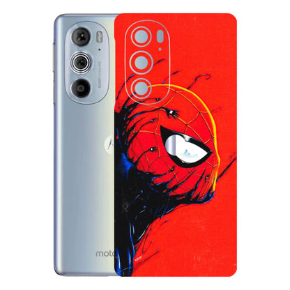 Motorola Phone Skins (All Models) - Spiderman Face Venom - 3D Embossed Finish (L-165) Motorola Moto Edge 30 Pro 5G