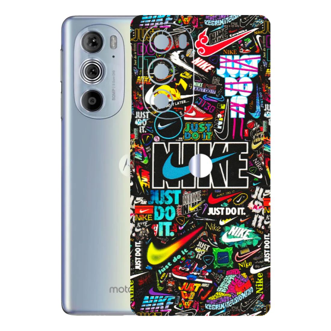 Motorola Phone Skins (All Models) - Just Do It Doodles - 3D Embossed Finish (L-166) Motorola Moto Edge 30 Pro 5G