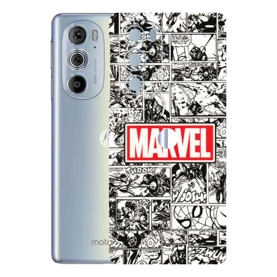Motorola Phone Skins (All Models) - Marvel Comic - 3D Embossed Finish (L-171) Motorola Moto Edge 30 Pro 5G
