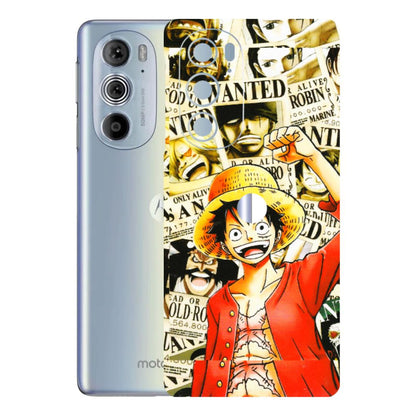 Motorola Phone Skins (All Models) - Luffy Anime - 3D Embossed Finish (L-177) Motorola Moto Edge 30 Pro 5G