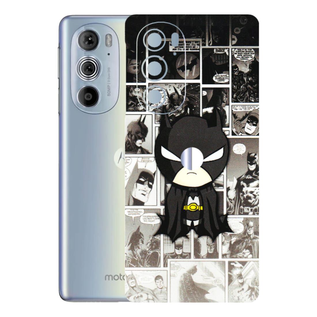 Motorola Phone Skins (All Models) - Toon Batman - 3D Embossed Finish (L-182) Motorola Moto Edge 30 Pro 5G