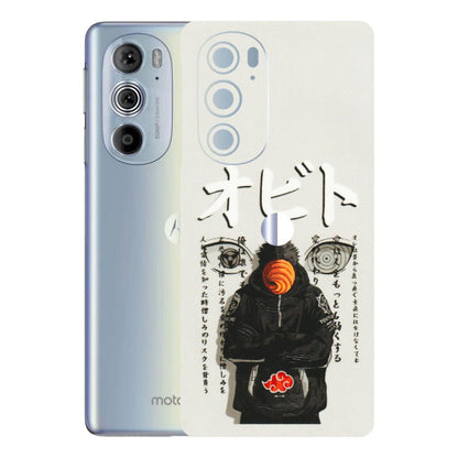 Motorola Phone Skins (All Models) - Obito Anime Eye - 3D Embossed Finish (L-19) Motorola Moto Edge 30 Pro 5G