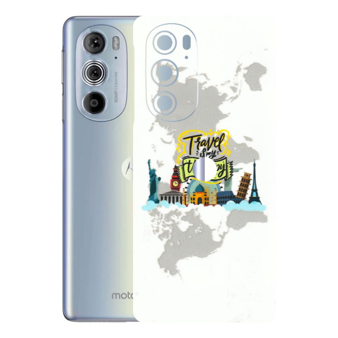 Motorola Phone Skins (All Models) - Travel Therapy - 3D Embossed Finish (L-199) Motorola Moto Edge 30 Pro 5G