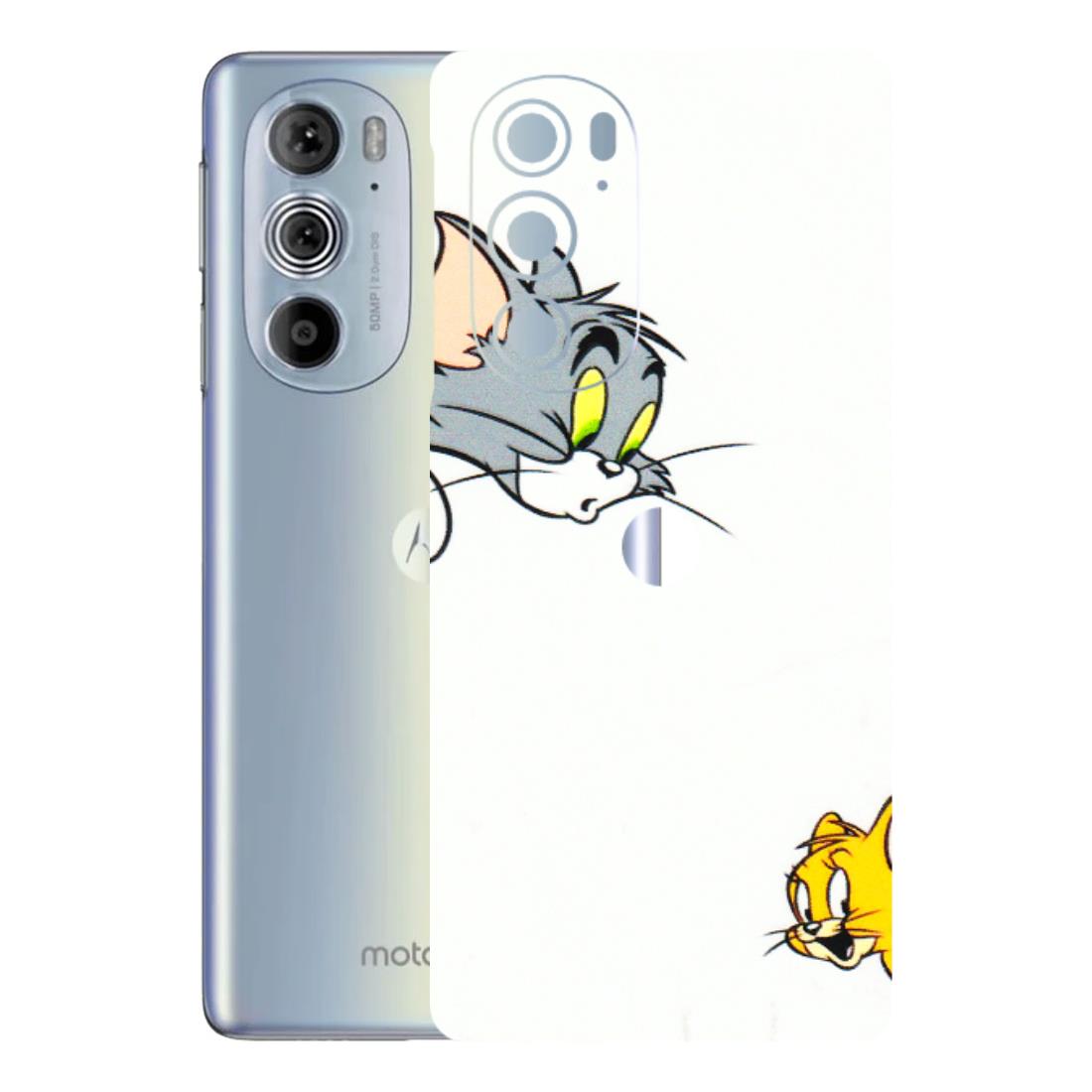 Motorola Phone Skins (All Models) - Cute Tom And Jerry - 3D Embossed Finish (L-220) Motorola Moto Edge 30 Pro 5G