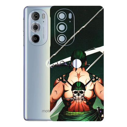 Motorola Phone Skins (All Models) - Zoro Anime - 3D Embossed Finish (L-23) Motorola Moto Edge 30 Pro 5G