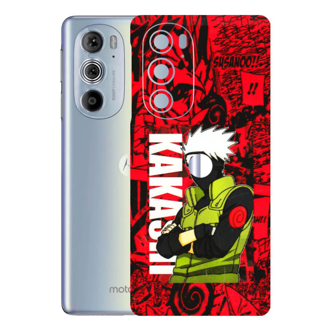 Motorola Phone Skins (All Models) - Kakashi Red Anime - 3D Embossed Finish (L-251) Motorola Moto Edge 30 Pro 5G