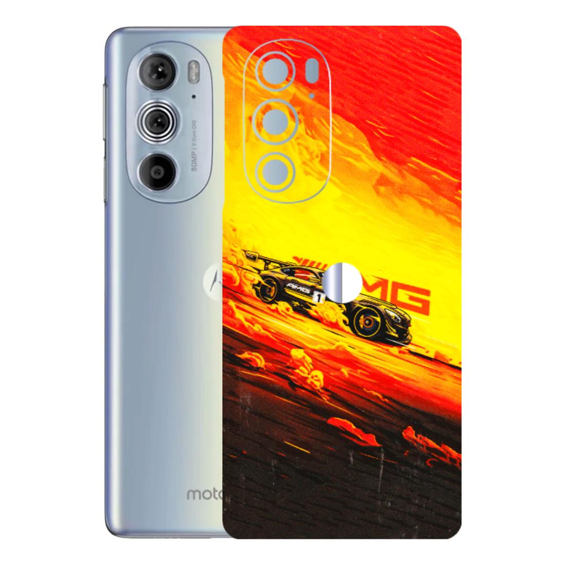 Motorola Phone Skins (All Models) - AMG Car Speed Cover - 3D Embossed Finish (L-256) Motorola Moto Edge 30 Pro 5G
