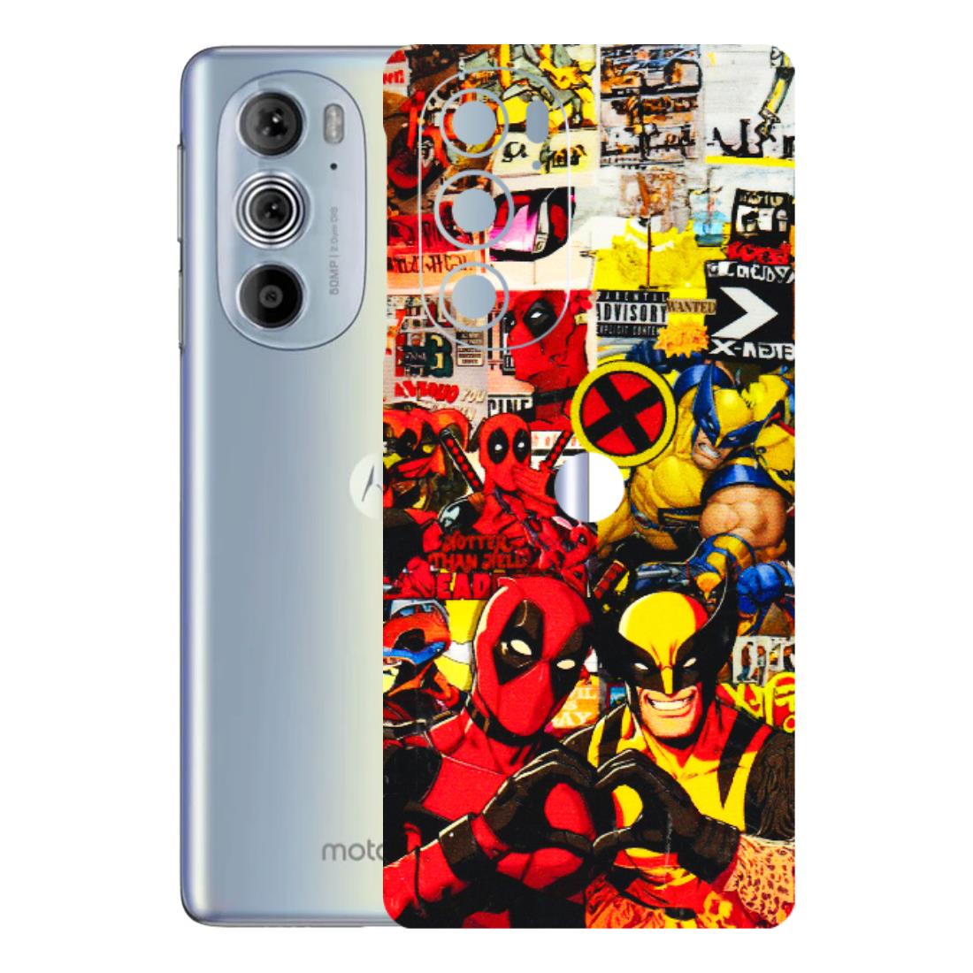Motorola Phone Skins (All Models) - Spidy Wolverine - 3D Embossed Finish (L-310) Motorola Moto Edge 30 Pro 5G