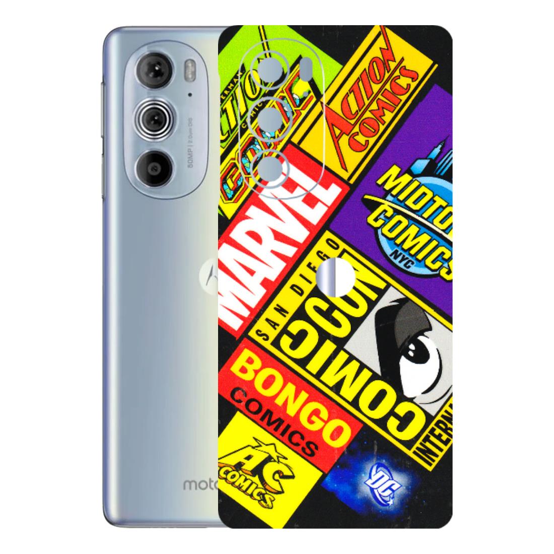 Motorola Phone Skins (All Models) - Bongo Comic Con - 3D Embossed Finish (L-325) Motorola Moto Edge 30 Pro 5G