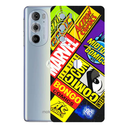 Motorola Phone Skins (All Models) - Bongo Comic Con - 3D Embossed Finish (L-325) Motorola Moto Edge 30 Pro 5G