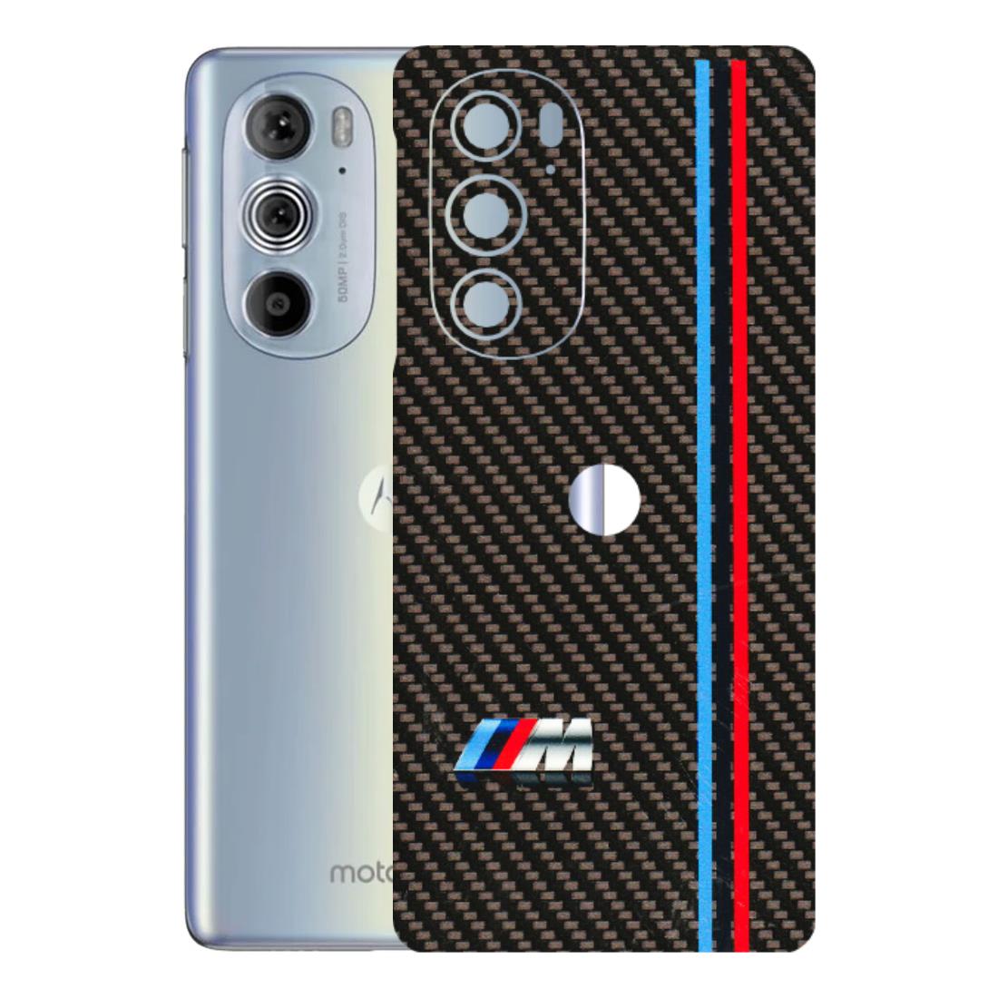 Motorola Phone Skins (All Models) - BM Carbon Fiber Feels - 3D Embossed Finish (L-38) Motorola Moto Edge 30 Pro 5G