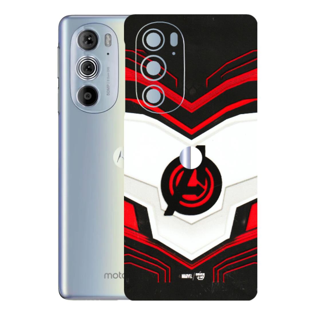 Motorola Phone Skins (All Models) - Avengers Logo - 3D Embossed Finish (L-55) Motorola Moto Edge 30 Pro 5G