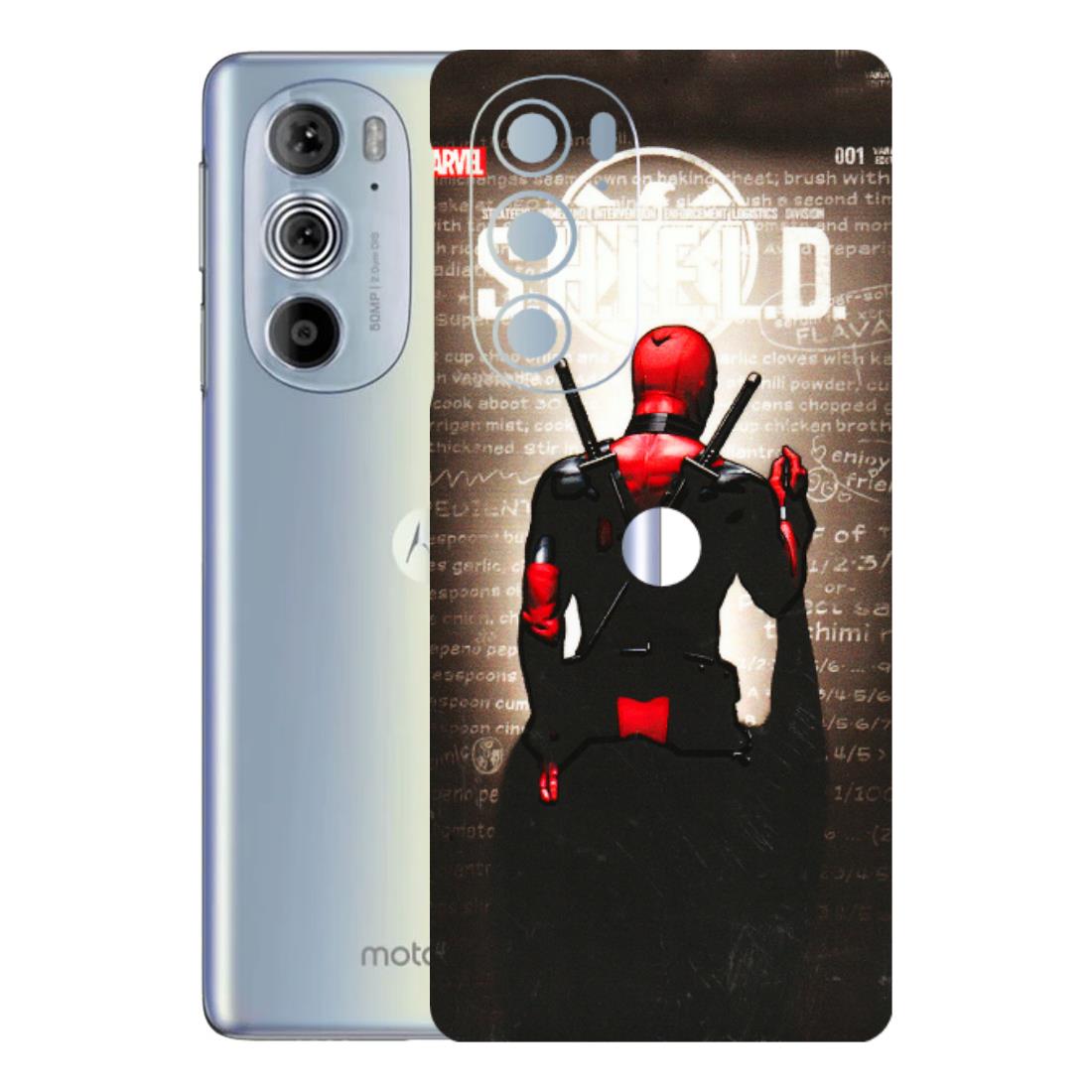Motorola Phone Skins (All Models) - Deadpool - 3D Embossed Finish (L-56) Motorola Moto Edge 30 Pro 5G