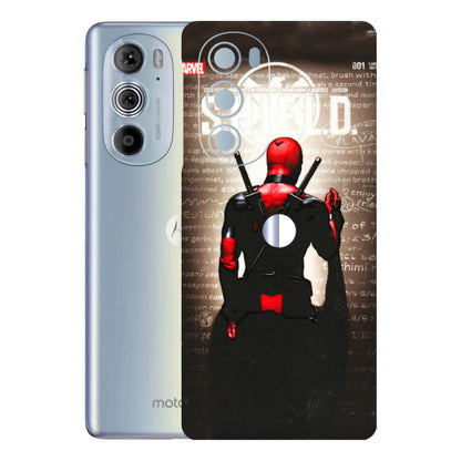 Motorola Phone Skins (All Models) - Deadpool - 3D Embossed Finish (L-56) Motorola Moto Edge 30 Pro 5G