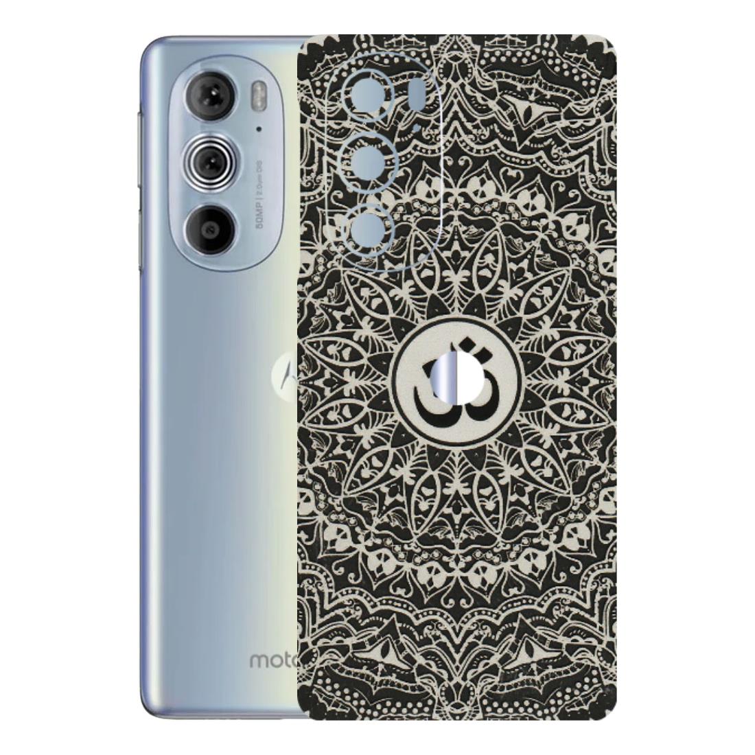 Motorola Phone Skins (All Models) - Aum Elegant Mandala - 3D Embossed Finish (L-62) Motorola Moto Edge 30 Pro 5G