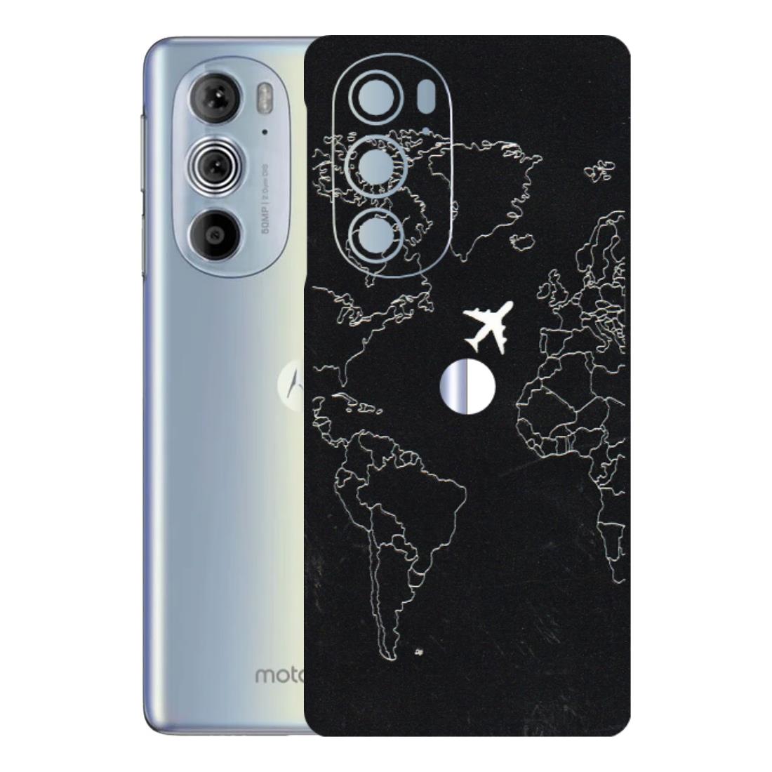 Motorola Phone Skins (All Models) - Never Ending Travel - 3D Embossed Finish (L-79) Motorola Moto Edge 30 Pro 5G