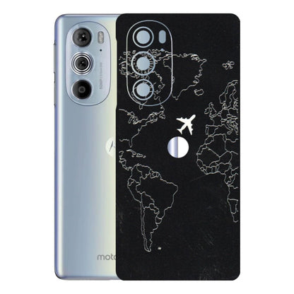 Motorola Phone Skins (All Models) - Never Ending Travel - 3D Embossed Finish (L-79) Motorola Moto Edge 30 Pro 5G