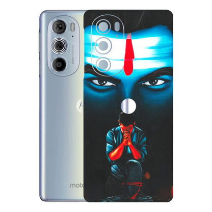 Motorola Phone Skins (All Models) - Mahakal Bhakt - Matte Finish (M-112) Motorola Moto Edge 30 Pro 5G