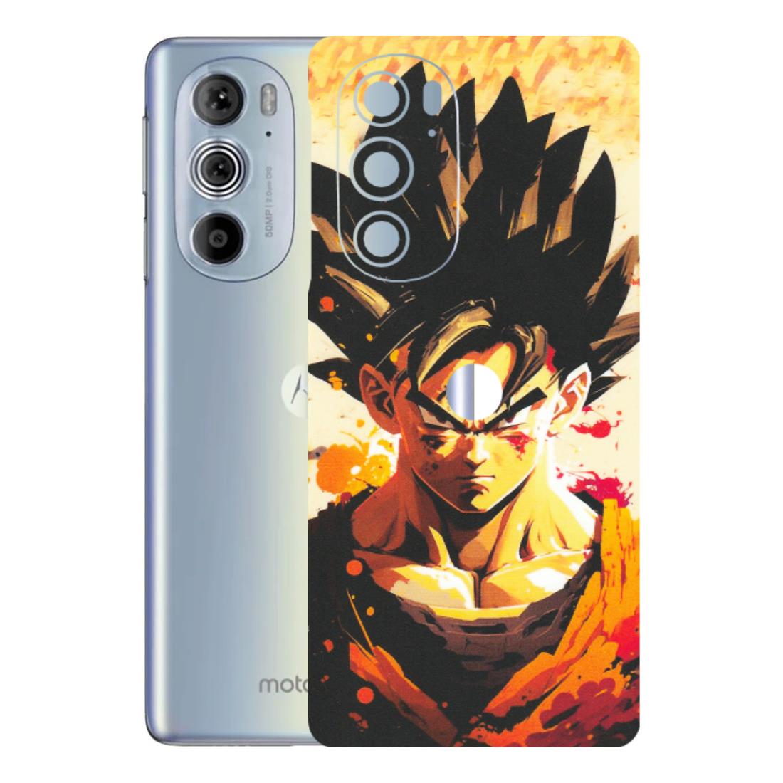 Motorola Phone Skins (All Models) - Angry Goku - Matte Finish (M-12) Motorola Moto Edge 30 Pro 5G