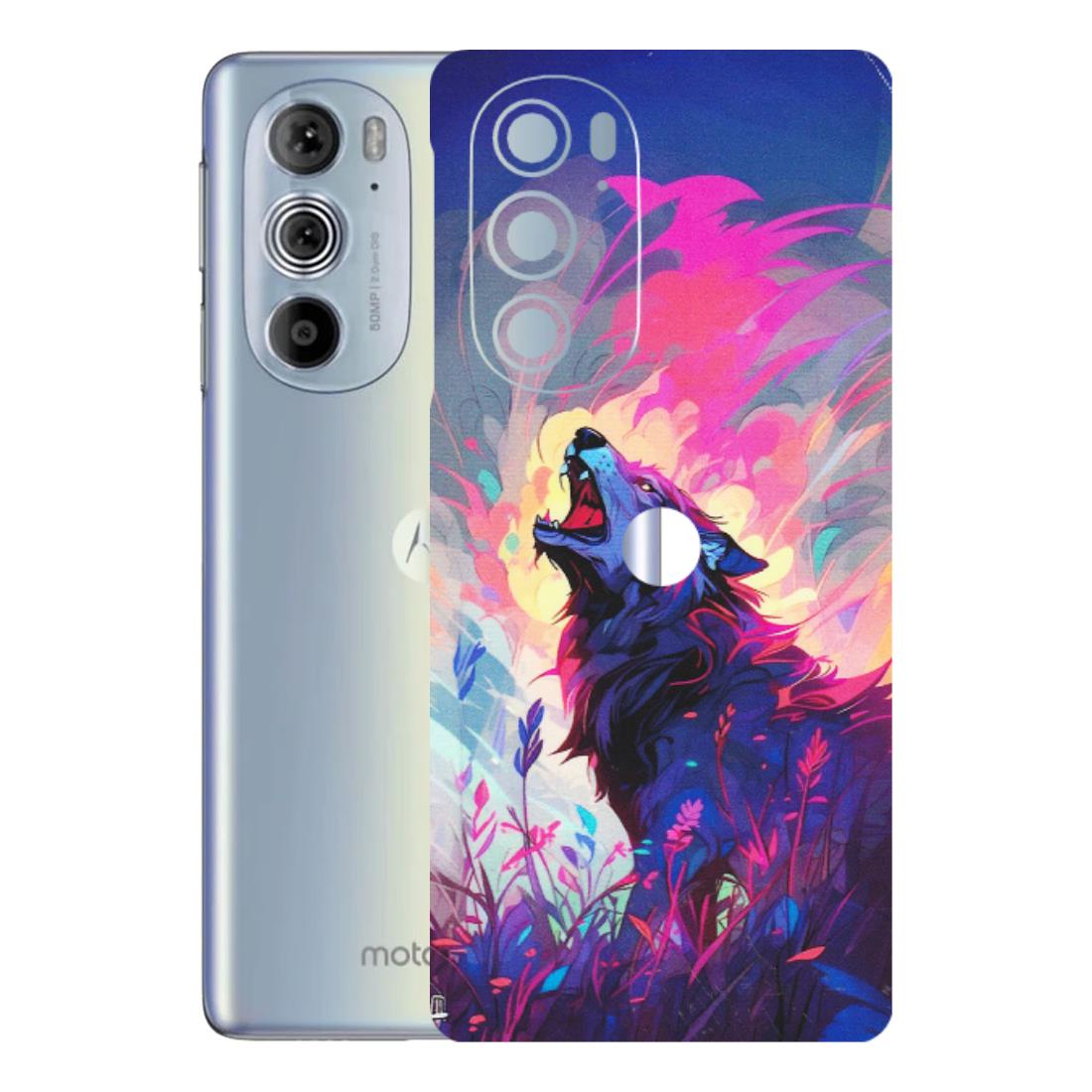 Motorola Phone Skins (All Models) - New Wild Wolf Abstract - Matte Finish (M-125) Motorola Moto Edge 30 Pro 5G