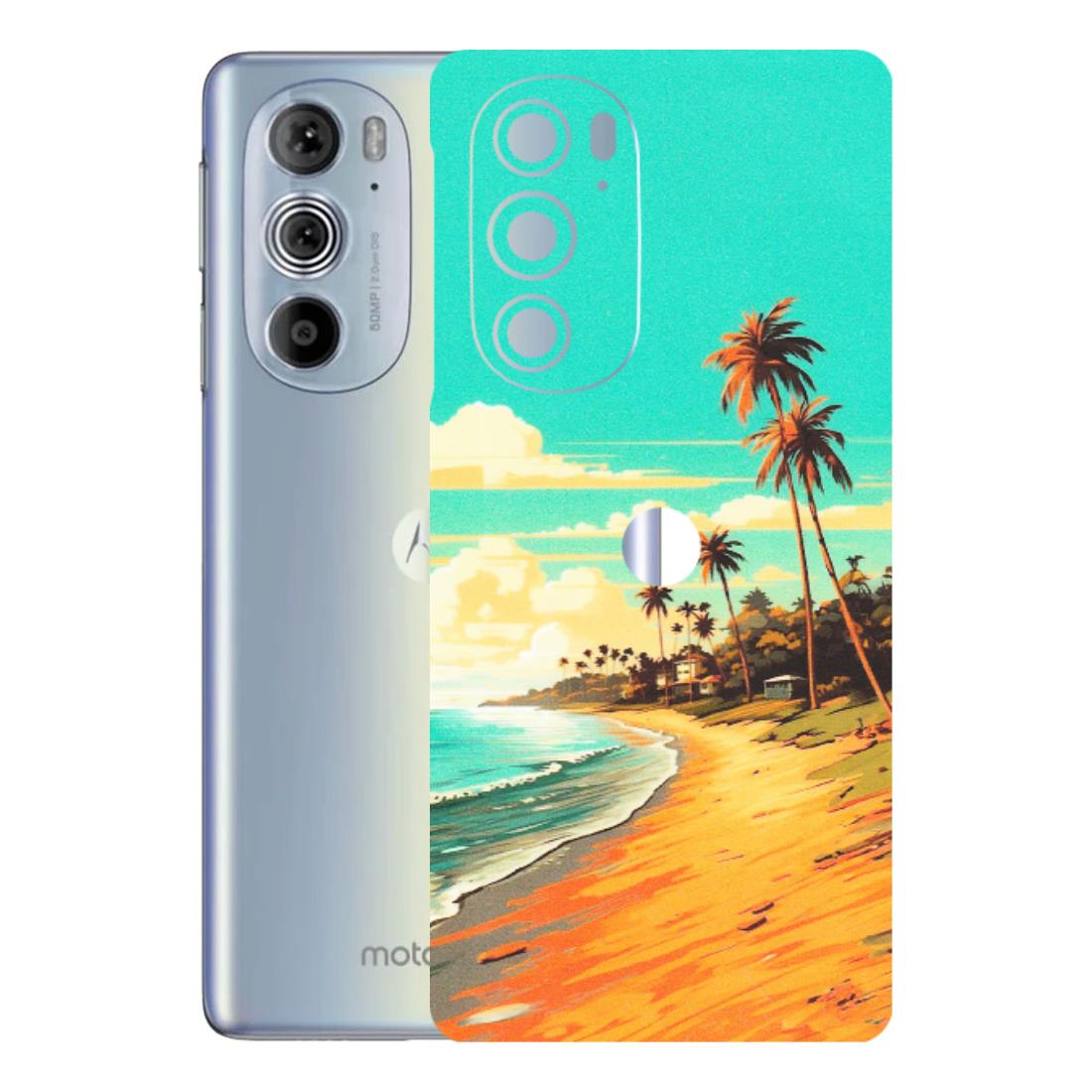 Motorola Phone Skins (All Models) - Miami Beach - Matte Finish (M-136) Motorola Moto Edge 30 Pro 5G