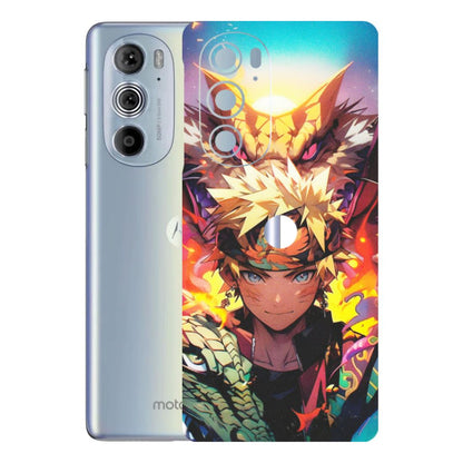 Motorola Phone Skins (All Models) - Angry Naruto Anime - Matte Finish (M-148) Motorola Moto Edge 30 Pro 5G