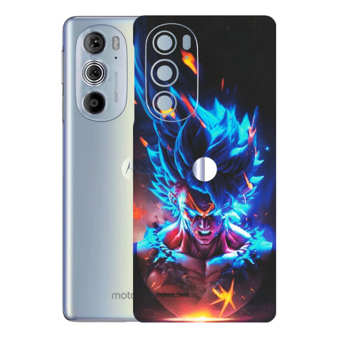 Motorola Phone Skins (All Models) - Angry Goku Dragon Ball Anime - Matte Finish (M-150) Motorola Moto Edge 30 Pro 5G