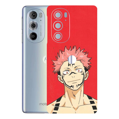 Motorola Phone Skins (All Models) - Ryomen Sukuna Fun Anime - Matte Finish (M-153) Motorola Moto Edge 30 Pro 5G