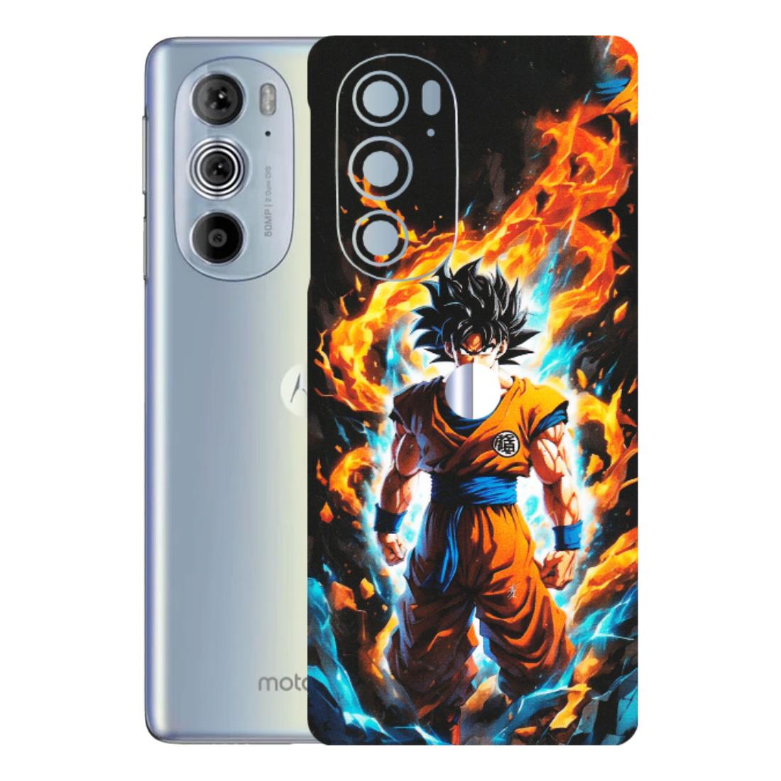 Motorola Phone Skins (All Models) - Goku Transformation Anime - Matte Finish (M-159) Motorola Moto Edge 30 Pro 5G