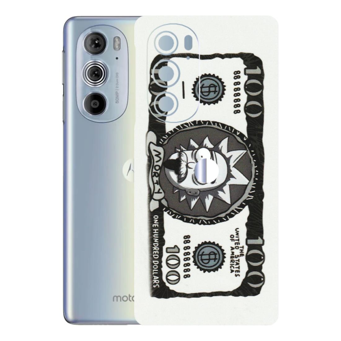 Motorola Phone Skins (All Models) - Rick And Morty Hundred Dollar Anime - Matte Finish (M-161) Motorola Moto Edge 30 Pro 5G