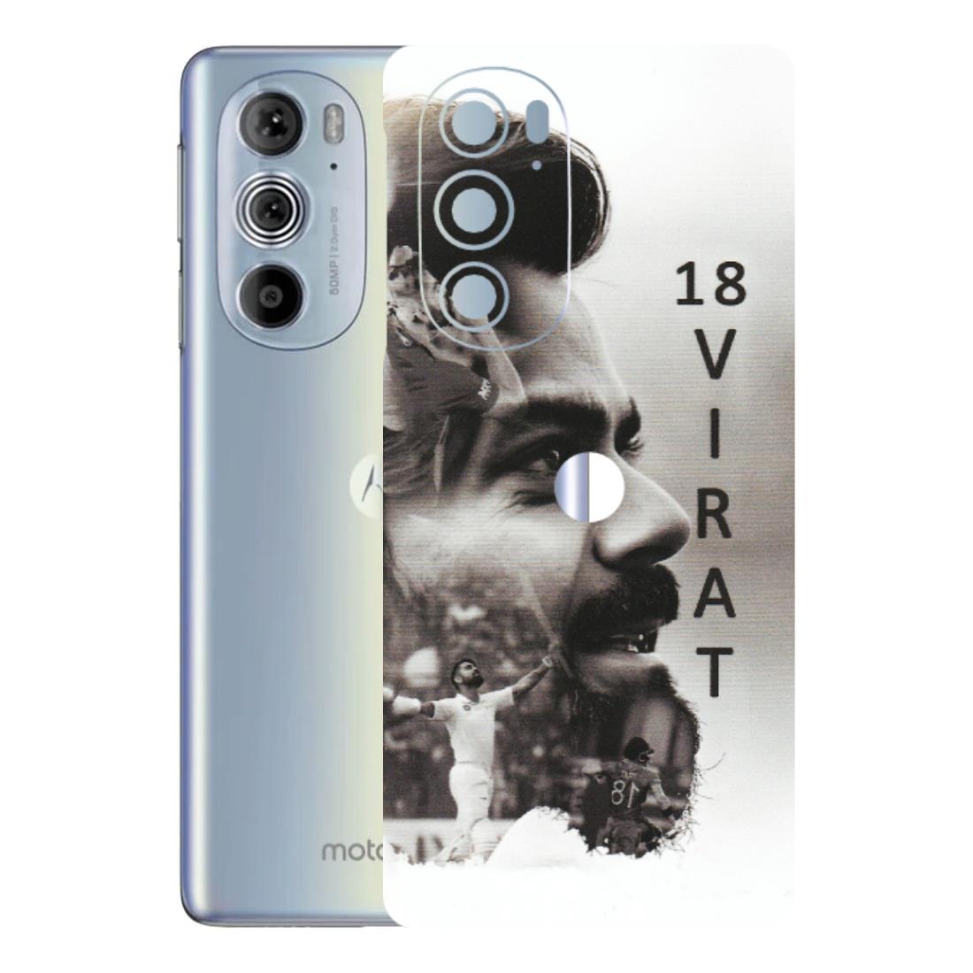 Motorola Phone Skins (All Models) - Virat Kohli Cricketer - Matte Finish (M-163) Motorola Moto Edge 30 Pro 5G