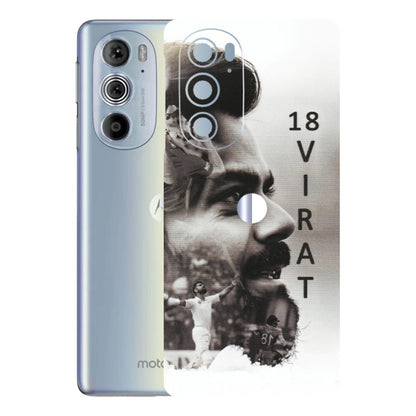 Motorola Phone Skins (All Models) - Virat Kohli Cricketer - Matte Finish (M-163) Motorola Moto Edge 30 Pro 5G