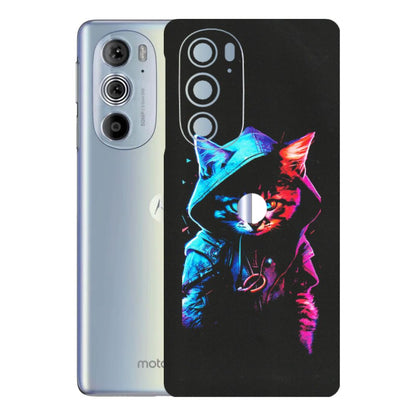 Motorola Phone Skins (All Models) - Cyberpunk Cat - Matte Finish (M-45) Motorola Moto Edge 30 Pro 5G