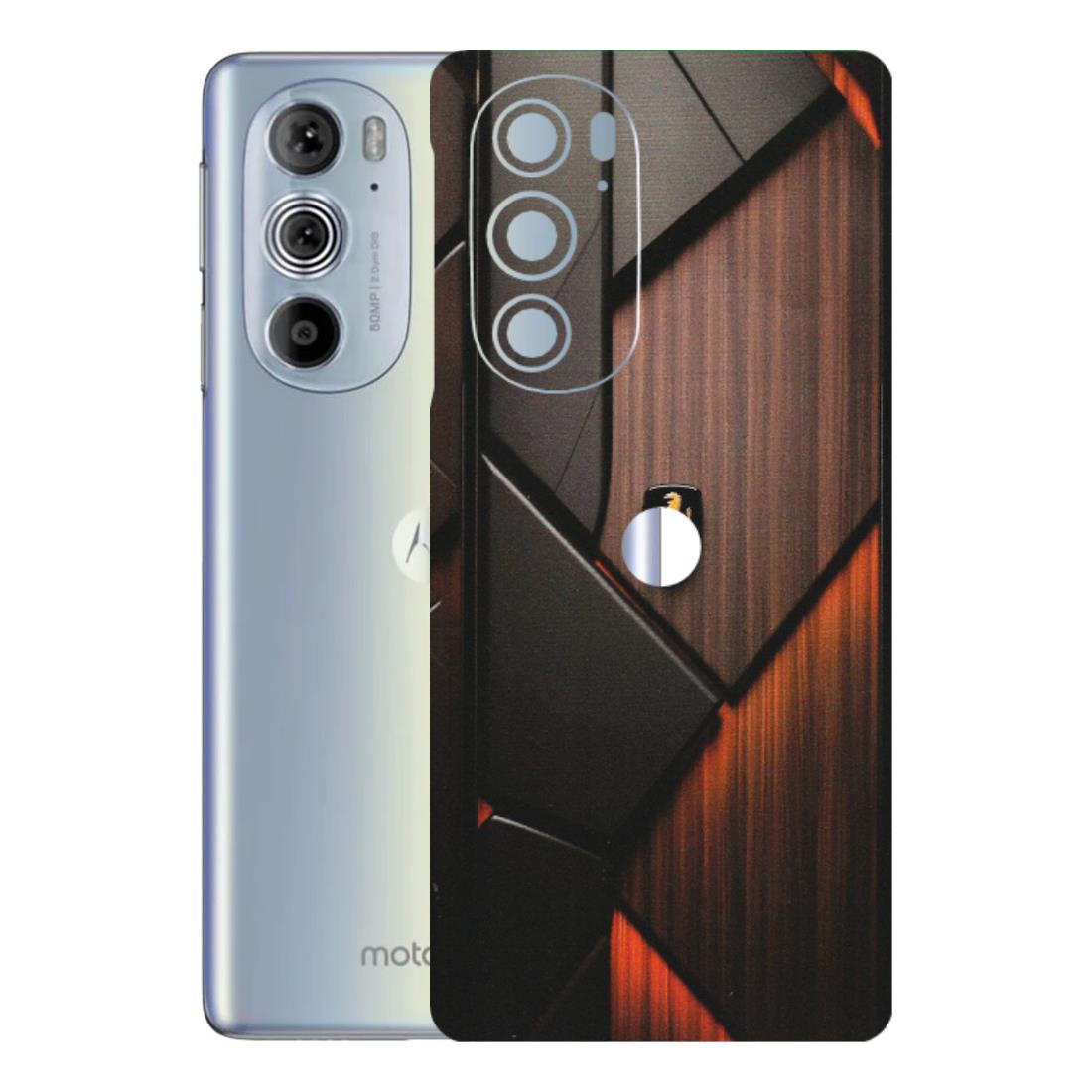 Motorola Phone Skins (All Models) - Lambo Beauty Wood Pattern Sober - Matte Finish (M-51) Motorola Moto Edge 30 Pro 5G