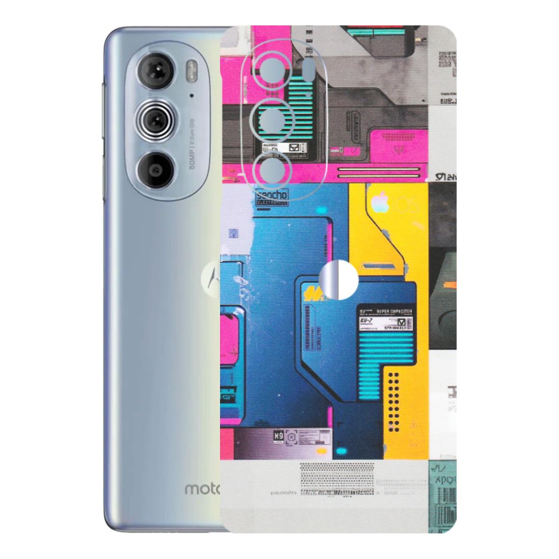 Motorola Phone Skins (All Models) - Colourfull Motherboard Internals - Matte Finish (M-55) Motorola Moto Edge 30 Pro 5G
