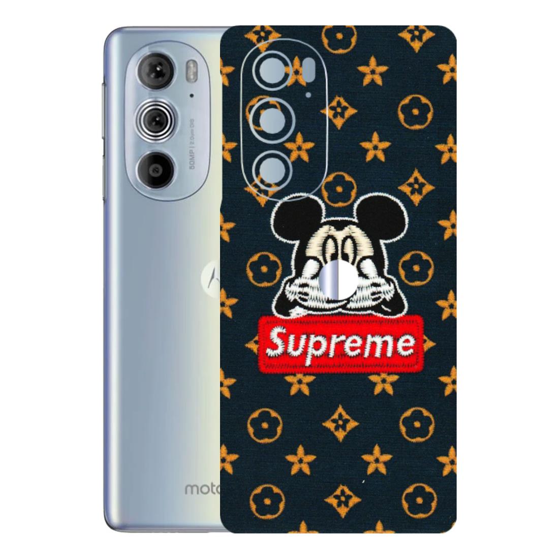 Motorola Phone Skins (All Models) - Mickey Supreme - Matte Finish (M-83) Motorola Moto Edge 30 Pro 5G
