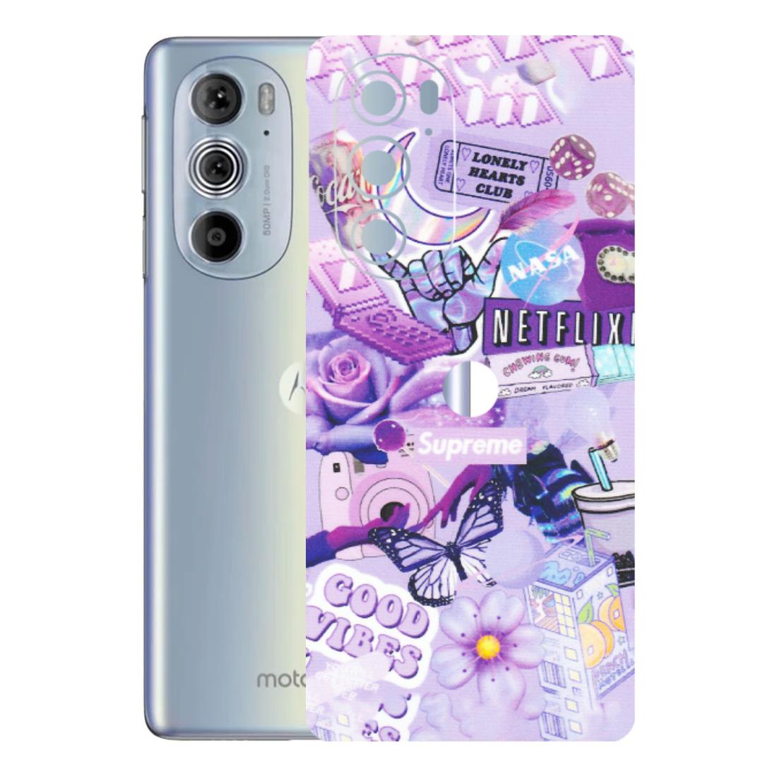 Motorola Phone Skins (All Models) - Supreme Purple Magic - Matte Finish (M-88) Motorola Moto Edge 30 Pro 5G