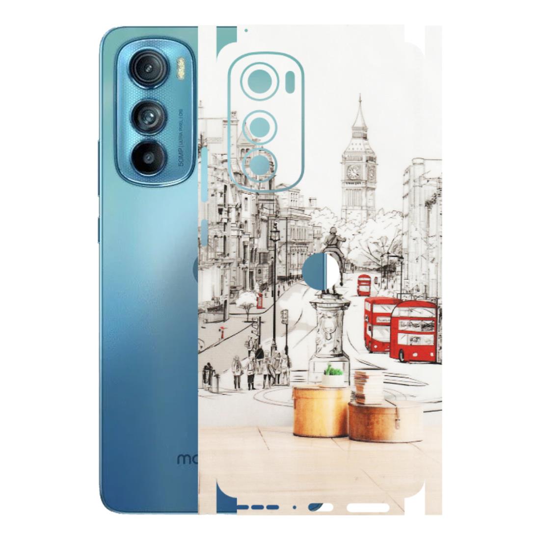 Motorola Phone Skins (All Models) - London Street - Transparent Finish (T-02) Motorola Moto Edge 30